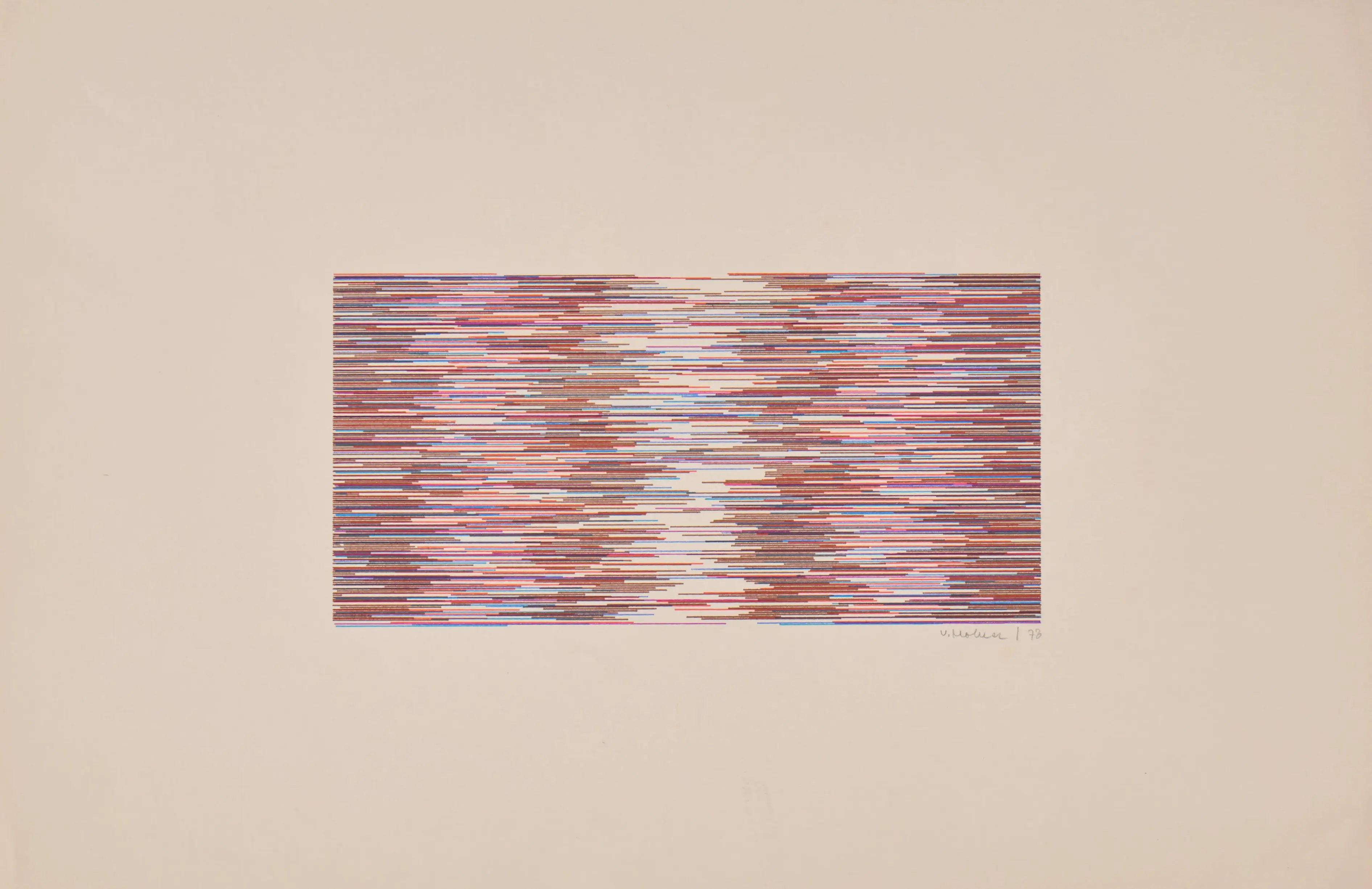 Original artwork by Vera Molnár