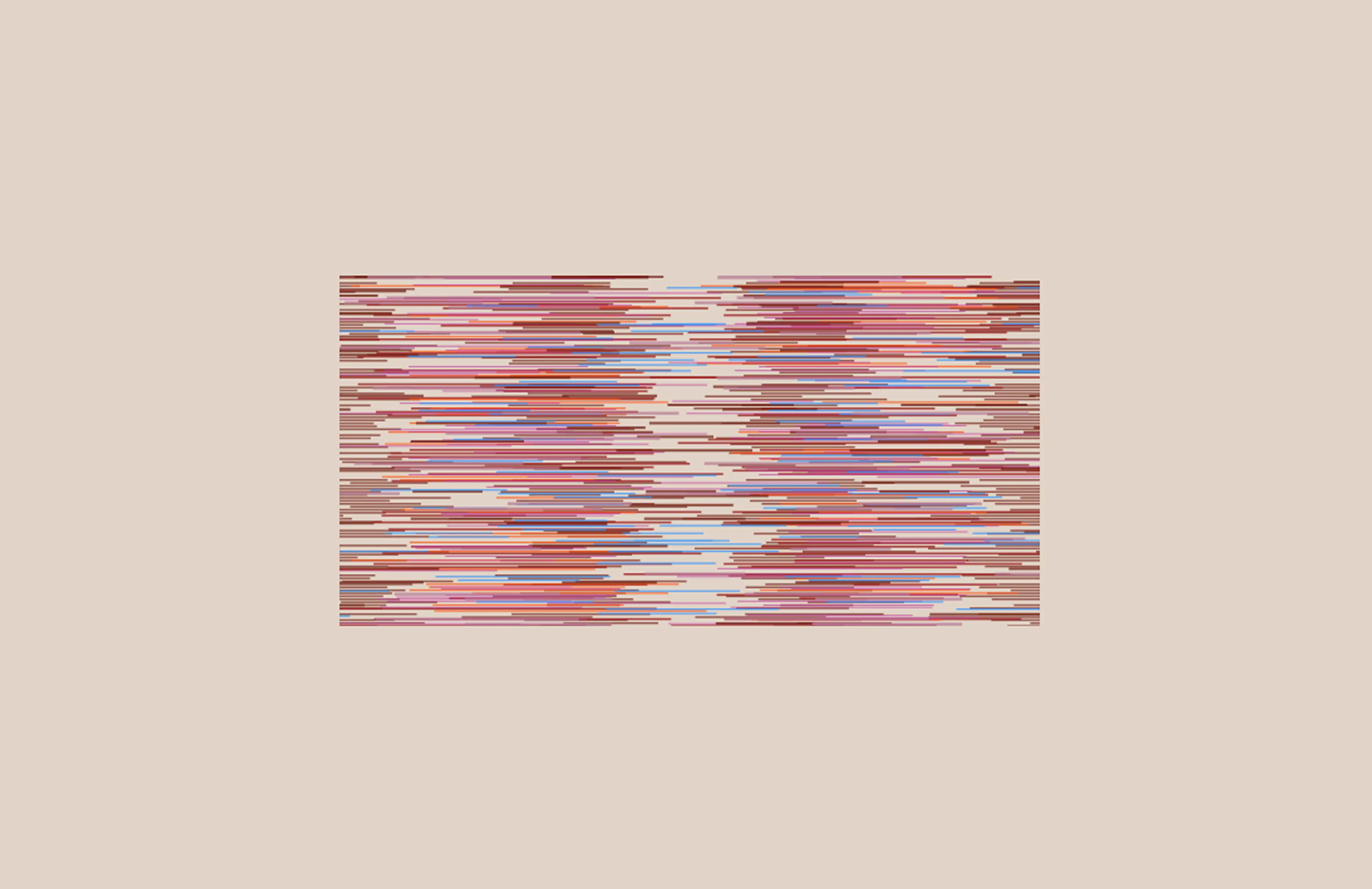 Recreated artwork by Vera Molnár